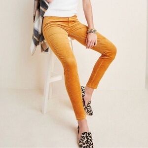 NWT Anthropologie Paige Hoxton Ankle length corduroy pants